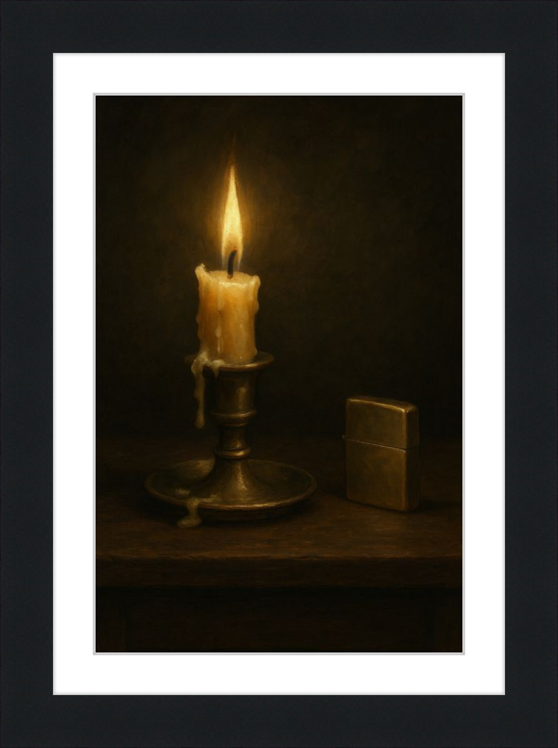 Candle and Lighter