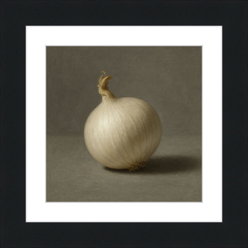 White Onion Still Life