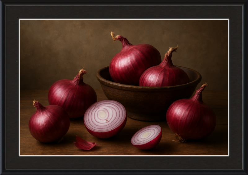 Red Onion Still Life