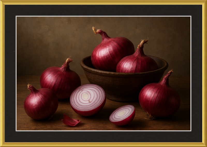 Red Onion Still Life