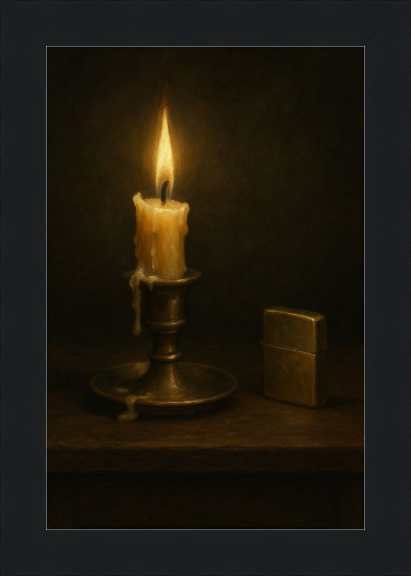 Candle and Lighter
