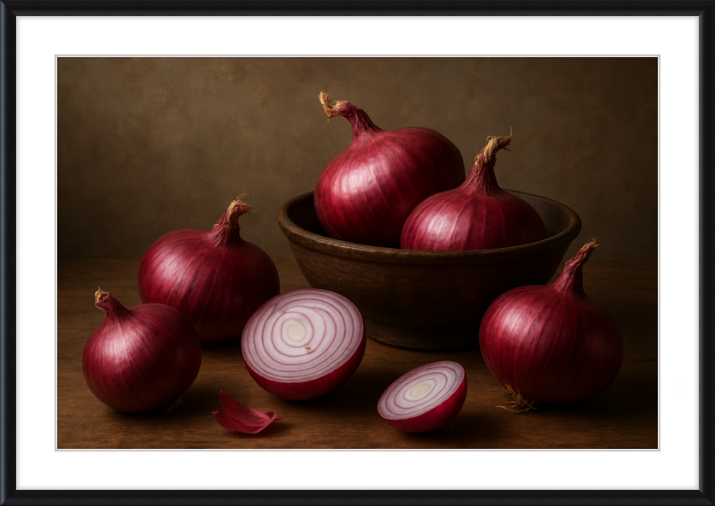 Red Onion Still Life