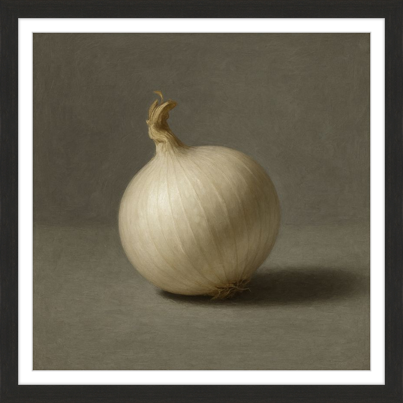 White Onion Still Life