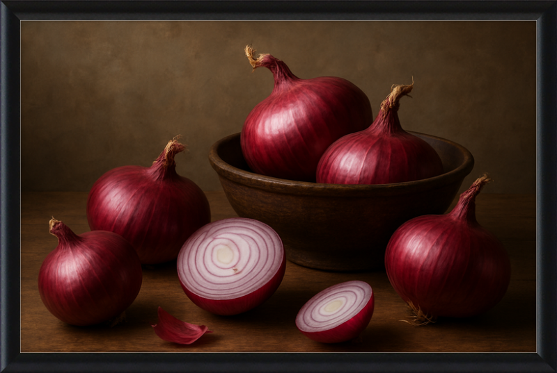 Red Onion Still Life
