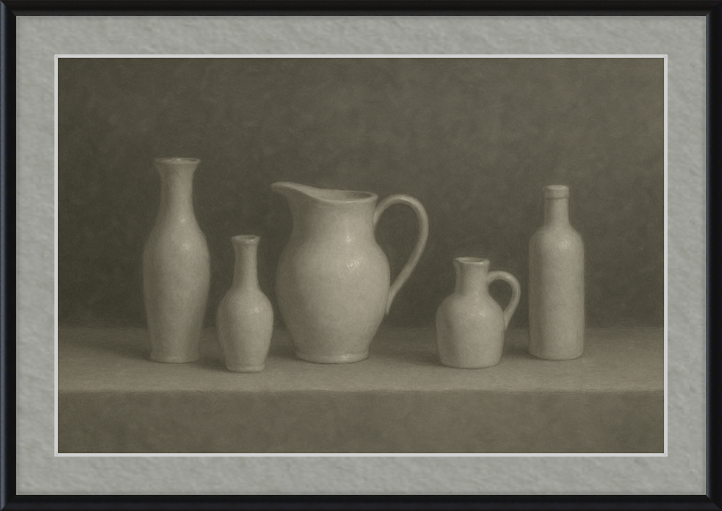 White Vases & Jugs