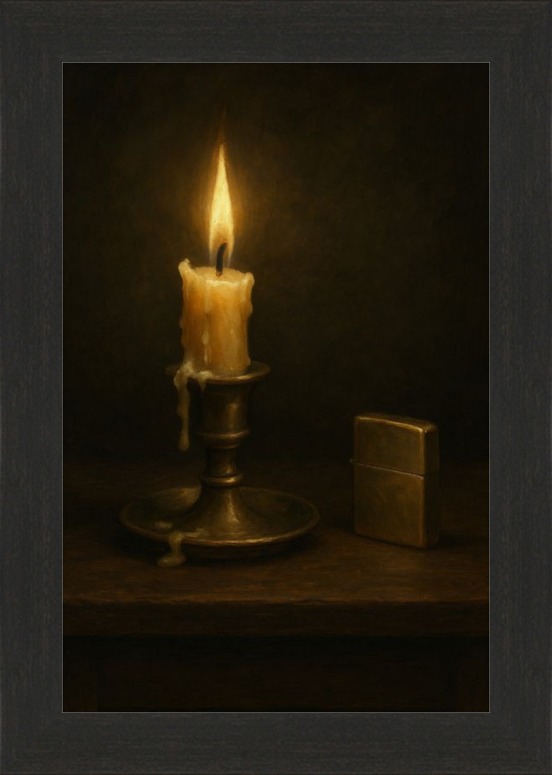 Candle and Lighter
