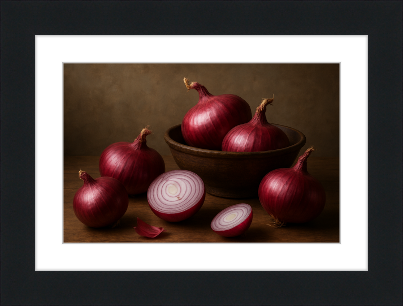 Red Onion Still Life