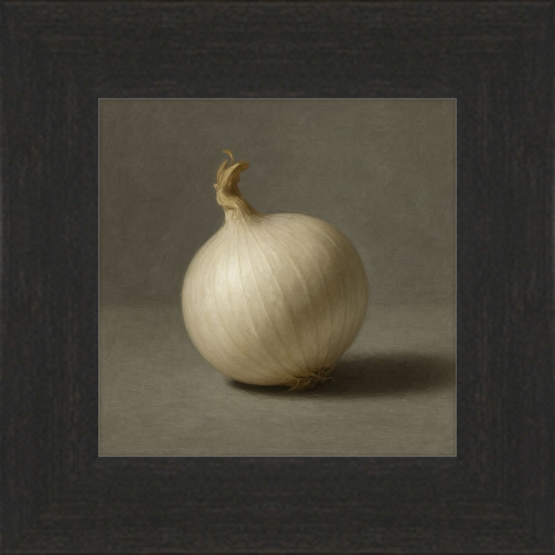 White Onion Still Life