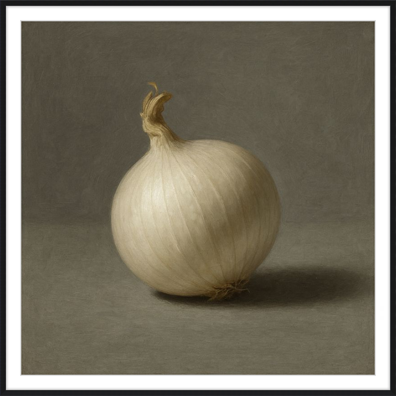 White Onion Still Life
