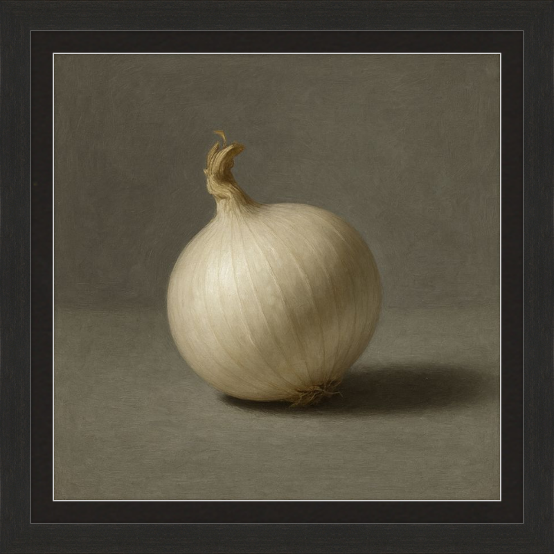 White Onion Still Life