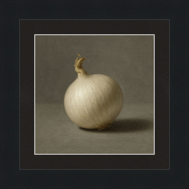 White Onion Still Life