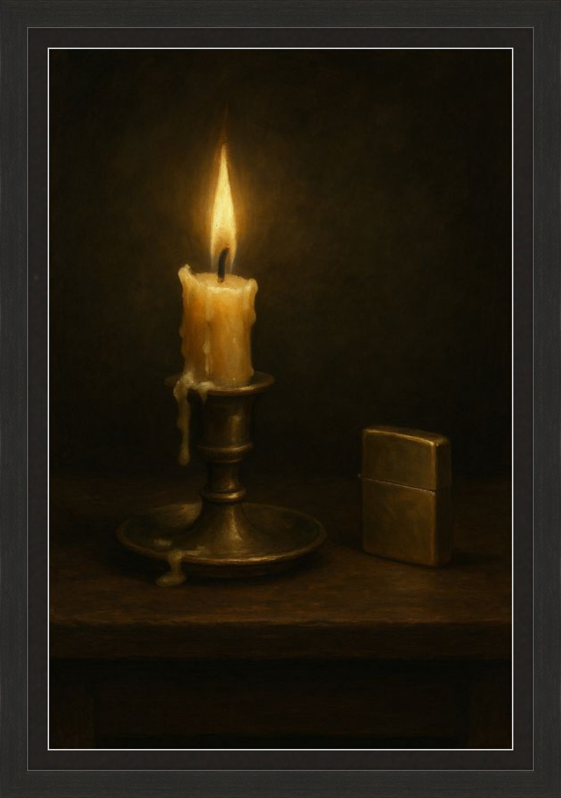 Candle and Lighter
