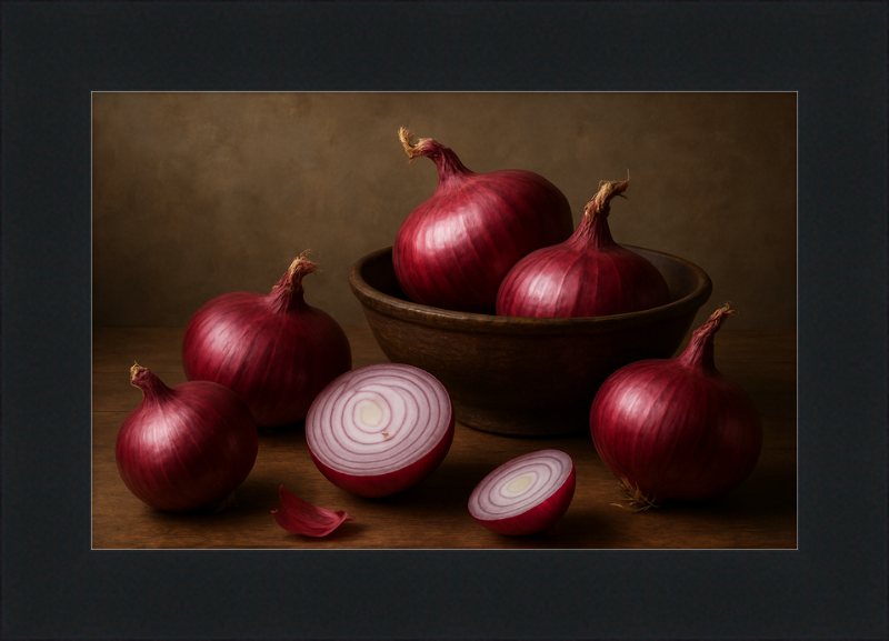 Red Onion Still Life