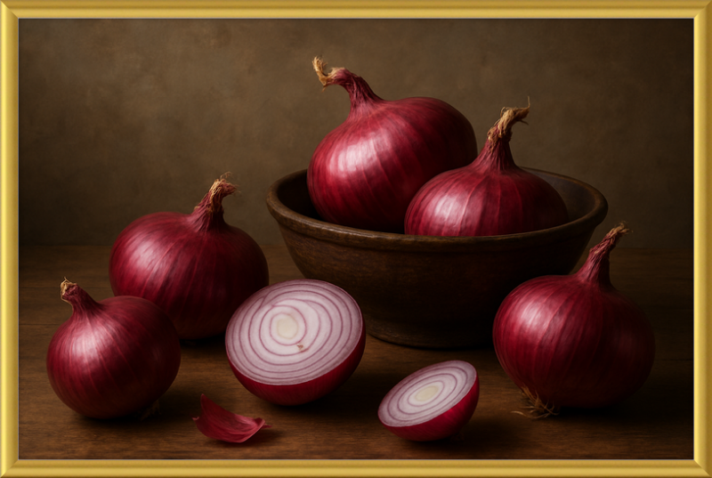Red Onion Still Life