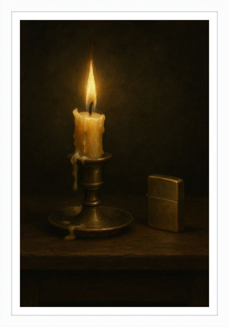Candle and Lighter