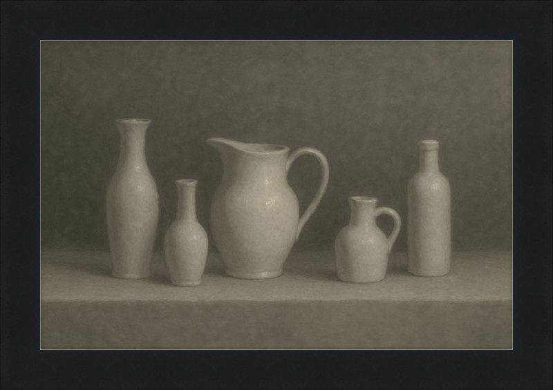 White Vases & Jugs