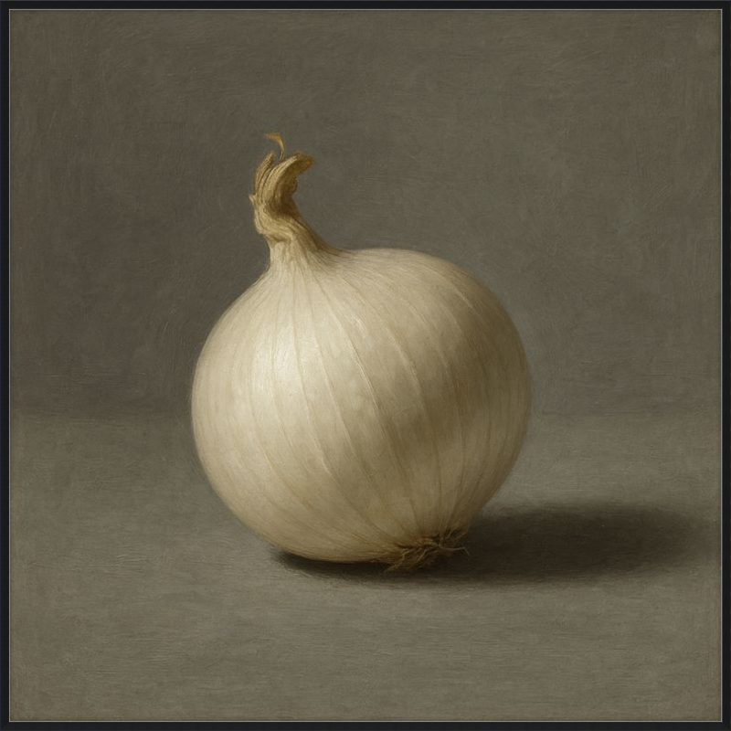 White Onion Still Life