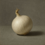 White Onion Still Life