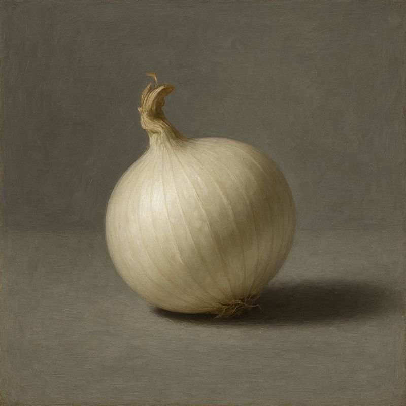 White Onion Still Life