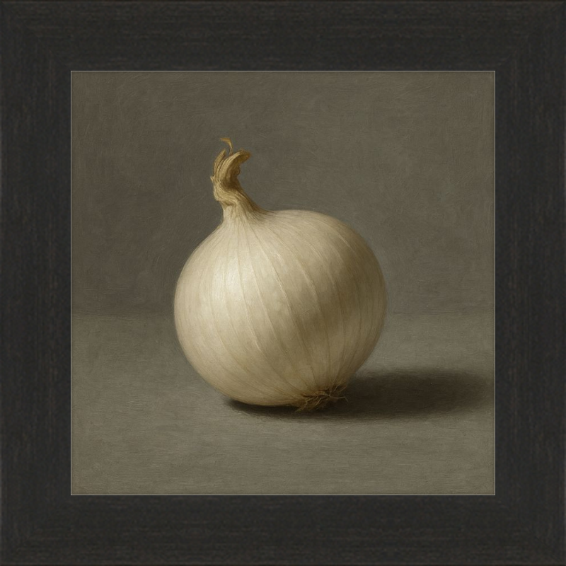 White Onion Still Life