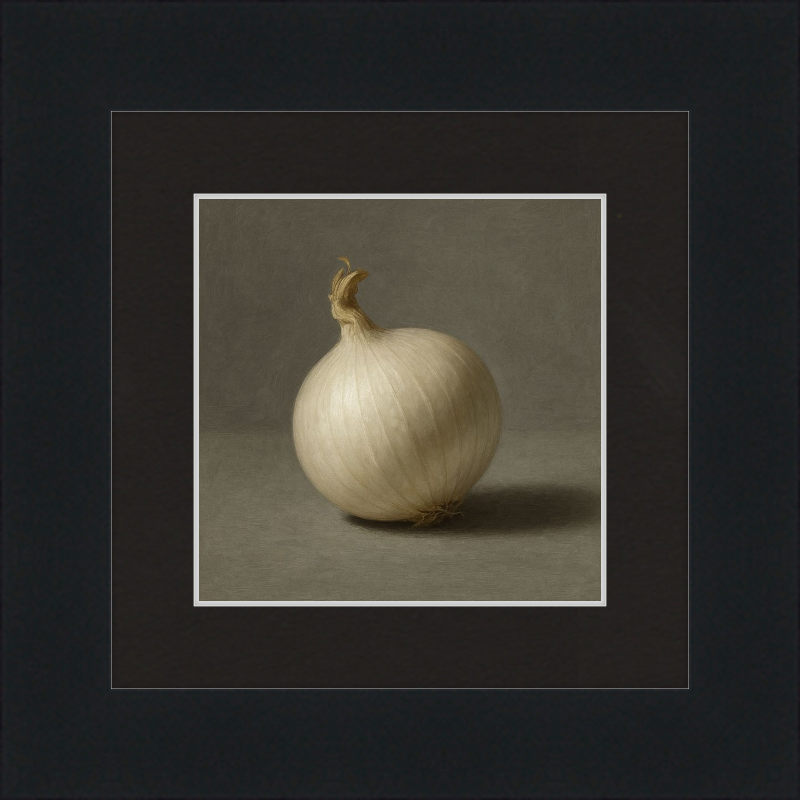 White Onion Still Life