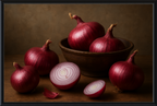 Red Onion Still Life