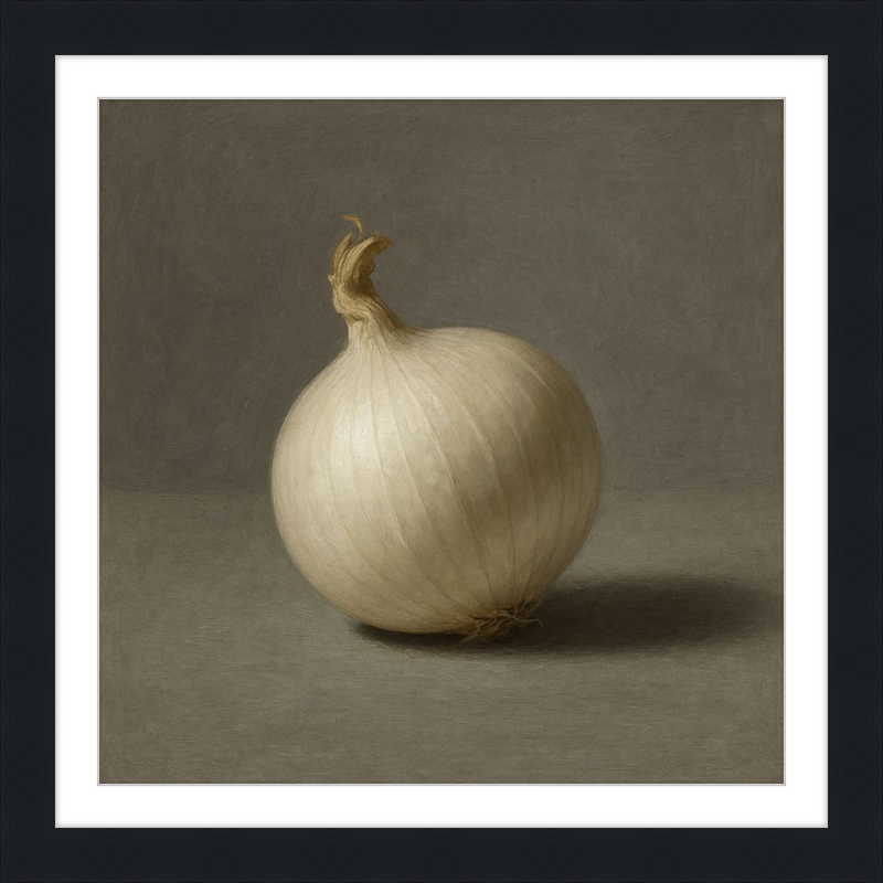 White Onion Still Life