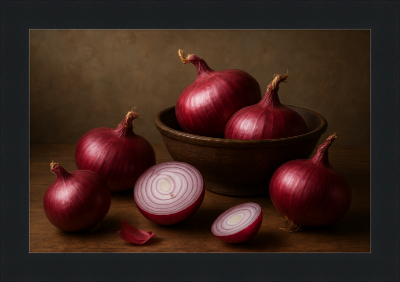 Red Onion Still Life