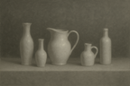 White Vases & Jugs
