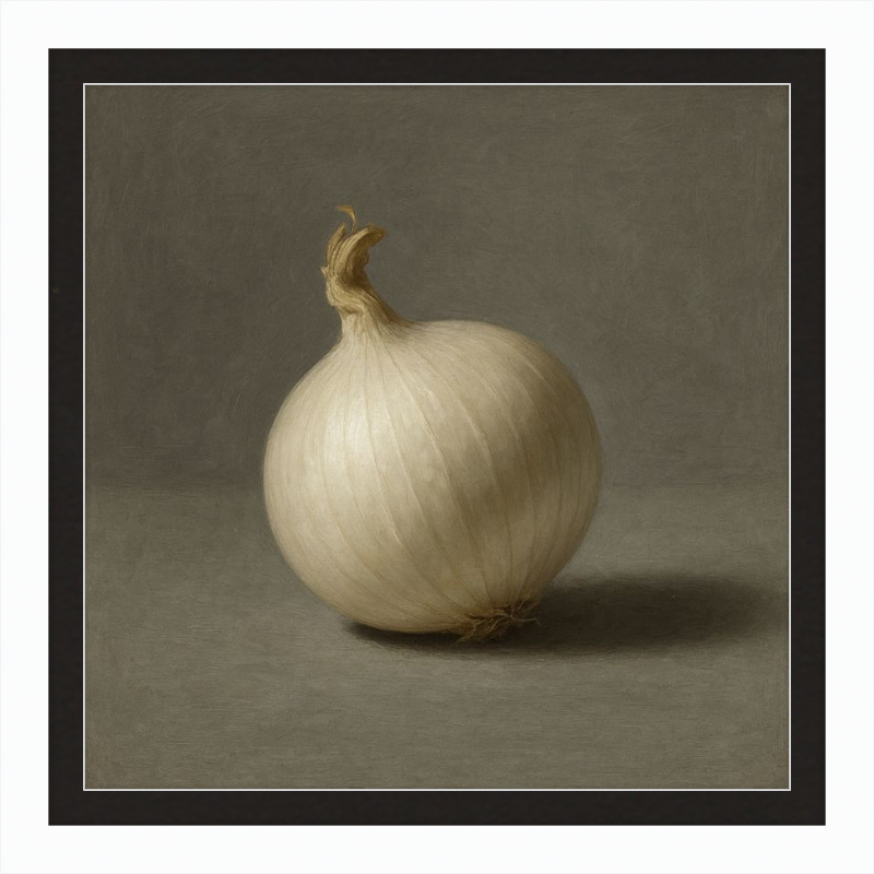 White Onion Still Life