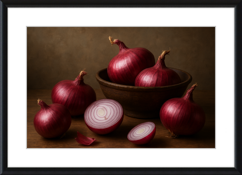 Red Onion Still Life