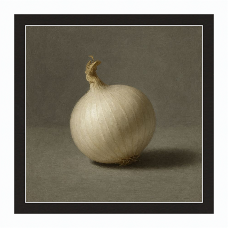 White Onion Still Life