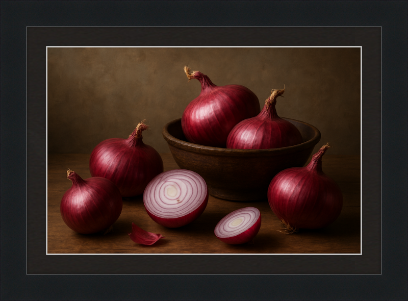 Red Onion Still Life