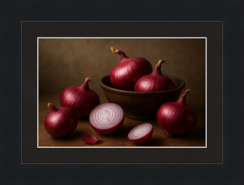 Red Onion Still Life