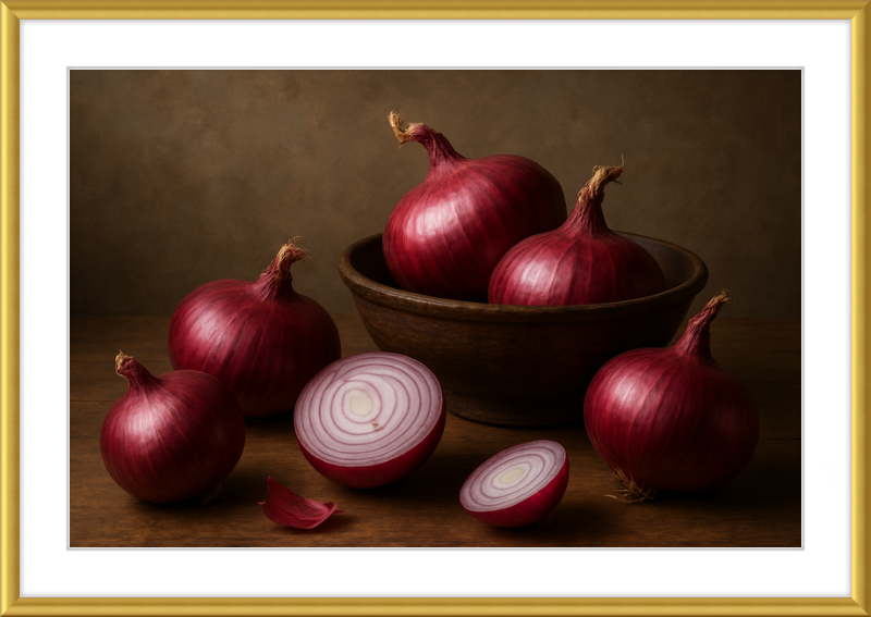 Red Onion Still Life