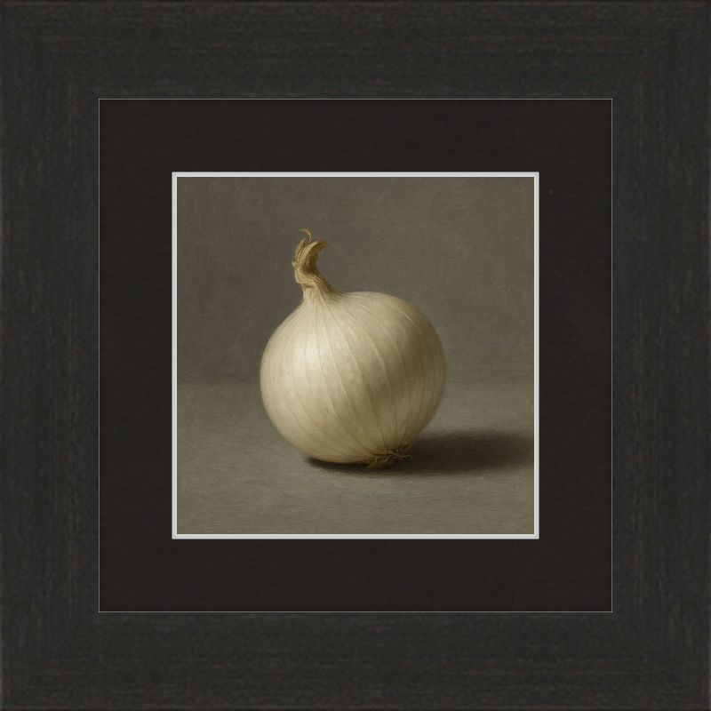 White Onion Still Life