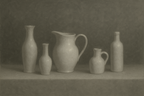 White Vases & Jugs