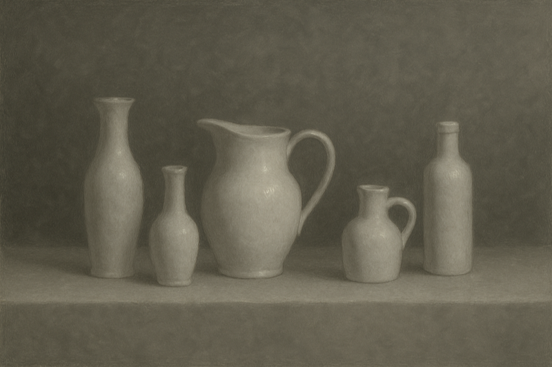 White Vases & Jugs